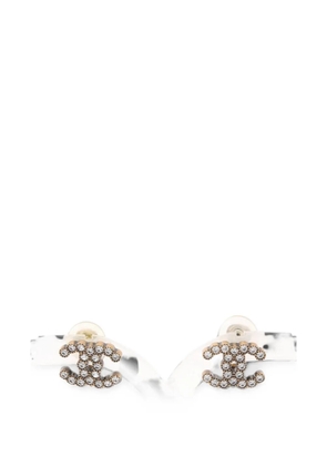 CHANEL Pre-Owned 1986-1988 Coco Mark earrings - Gold
