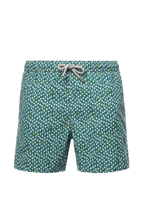MC2 Saint Barth palm tree-print swim shorts - Green