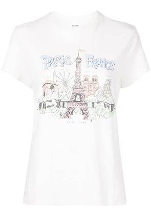 RE/DONE 70's loose fit cotton T-shirt - Neutrals