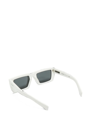 Prada Pre-Owned rectangle-frame sunglasses - White