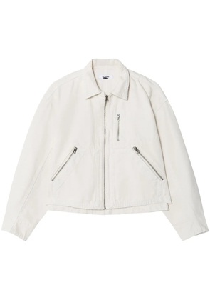 RE/DONE oversized denim jacket - White