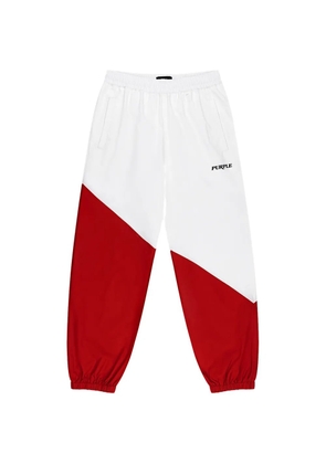 Purple Brand Mexico All Around colour-block track pants - White