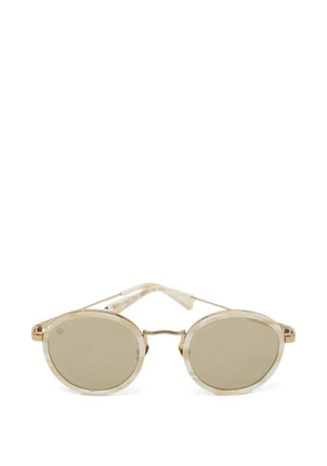 TAYLOR MORRIS Zero round-frame sunglasses - Neutrals