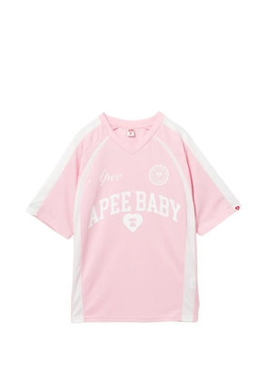 APEE™ by *A BATHING APE® logo-print T-shirt - Pink
