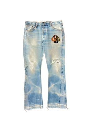 GALLERY DEPT. LA Flare patch-detail jeans - Blue