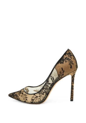 Jimmy Choo Pre-Owned Romy pointed-toe heeled pumps - Black