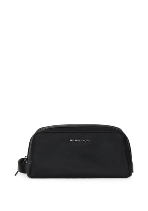 Michael Kors Brooklyn logo-plaque wash bag - Black