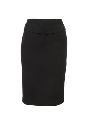 Gucci Pre-Owned belted pencil midi skirt - Black