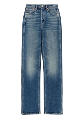 RE/DONE 90s high-rise straigh-leg jeans - Blue