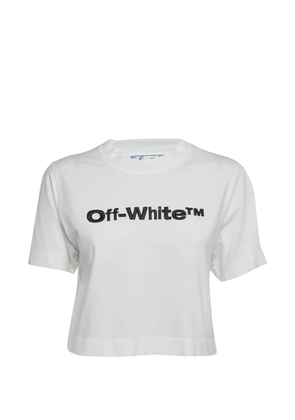 Off-White Pre-Owned logo-embroidered T-shirt