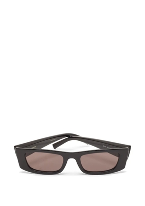 Saint Laurent Pre-Owned SL-553 rectangle-frame sunglasses - Black