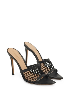 Gianvito Rossi Alisia mesh heeled sandals - Black