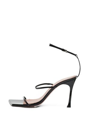Amina Muaddi Maya geometric-heel sandals - Black