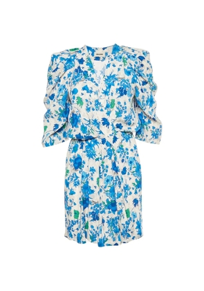 Zadig&Voltaire Ruz floral-print midi dress - Neutrals
