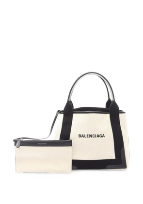 Balenciaga Pre-Owned 2000s Navy Cabas tote bag - Neutrals