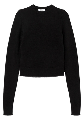 RE/DONE crew-neck cashmere jumper - Black