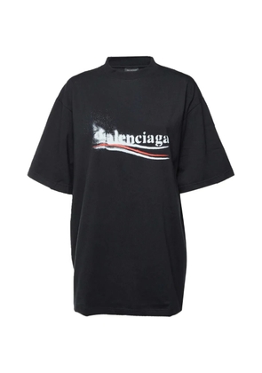 Balenciaga Pre-Owned Political Stencil T-shirt - Black