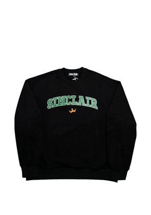 Sinclair logo-print long-sleeve T-shirt - Black