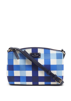 Kate Spade Millie gingham crossbody bag - Blue