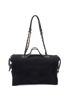 CHANEL Pre-Owned Deauville shoulder bag - Black