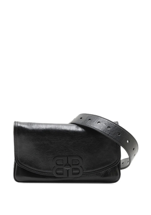 Balenciaga Pre-Owned 20th Century Small Leather BB Soft Flap satchel - Black
