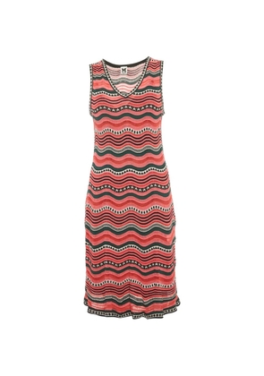 M Missoni Vintage striped knit mini dress - Pink