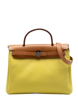 Hermès Pre-Owned 2009-2026 Toile Herbag Zip 31 satchel - Yellow
