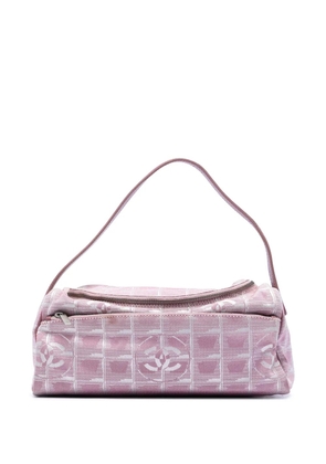 CHANEL Pre-Owned 2000-2002 Large New Travel Line Nylon vanity bag - Pink