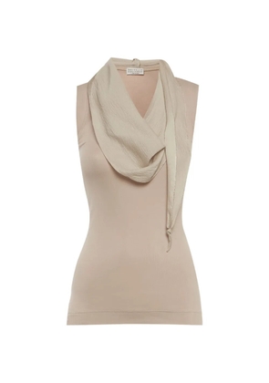 Brunello Cucinelli rib-knit tank top - Neutrals