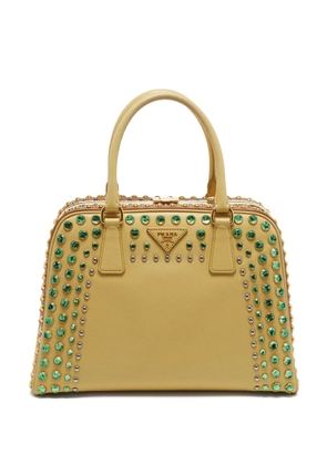 Prada Pre-Owned Pyramid Saffiano Lux tote bag - Yellow