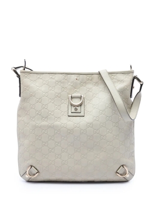 Gucci Pre-Owned 2016-2026 Guccissima Abbey D Ring crossbody bag - White