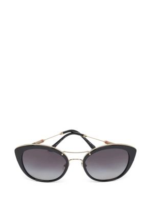 Burberry Pre-Owned check cat-eye sunglasses - Black