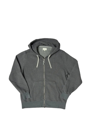 HARTFORD zip-up drawstring hoodie - Grey