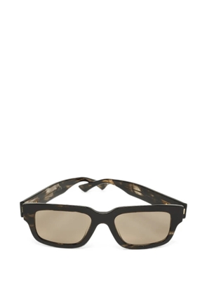 Bottega Veneta Pre-Owned square-frame sunglasses - Brown
