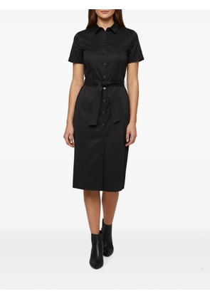 BOSS Detti belted midi dress - Blue