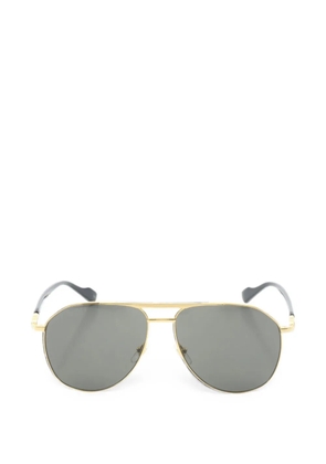 Gucci Pre-Owned pilot-frame sunglasses - Black