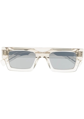 Saint Laurent Eyewear square-frame tinted sunglasses - Neutrals