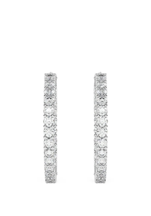 Diamond Essentials diamond hoop earrings - Silver