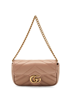 Gucci Pre-Owned GG Marmont matelassé mini bag - Neutrals