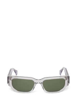 AllSaints geometric-frame sunglasses - Purple