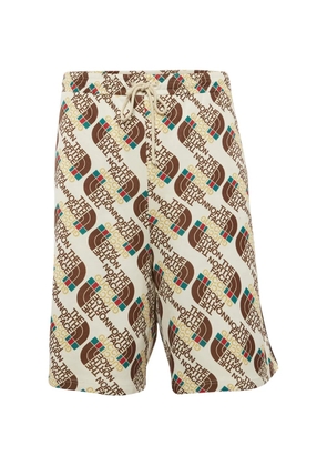 Gucci Pre-Owned x The North logo-print shorts - Neutrals