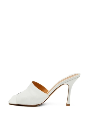 Bottega Veneta Pre-Owned leather heeled sandals - White