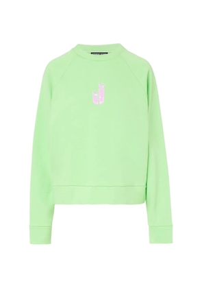 Iceberg logo-patch raglan-sleeve sweatshirt - Green