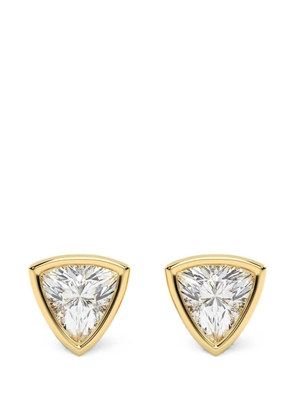 Diamond Essentials lab-grown diamond trillion-cut earrings - Gold