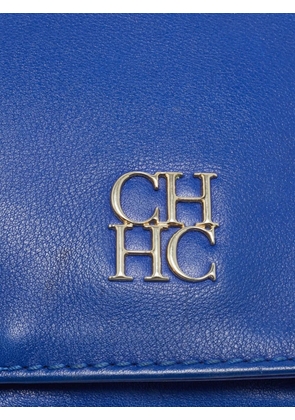 Carolina Herrera Vintage Baltazar flap cross body bag - Blue