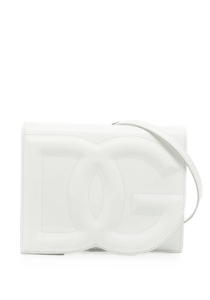 Dolce & Gabbana Pre-Owned logo-detail shoulder bag - White