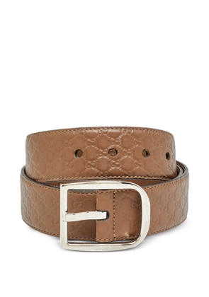 Gucci Pre-Owned Microguccissima belt - Brown
