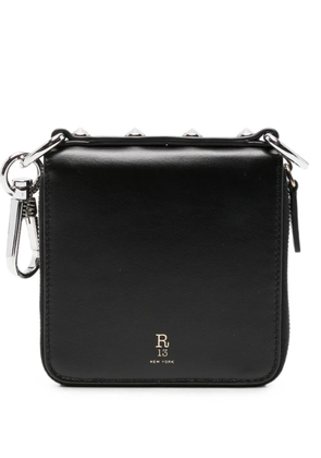 R13 studded zip-around wallet - Black