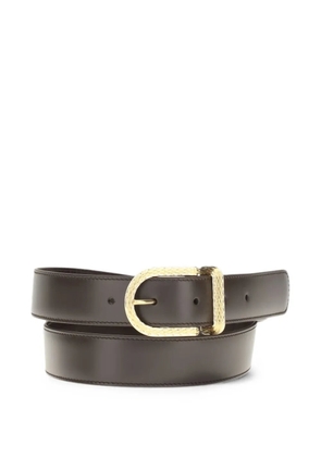 Loro Piana Inlay leather belt - Brown