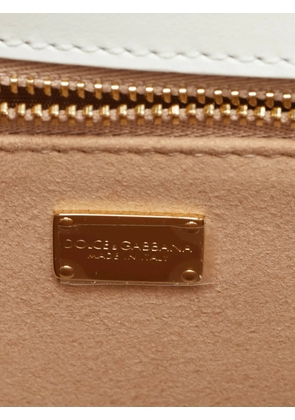 Dolce & Gabbana Pre-Owned logo-detail shoulder bag - White
